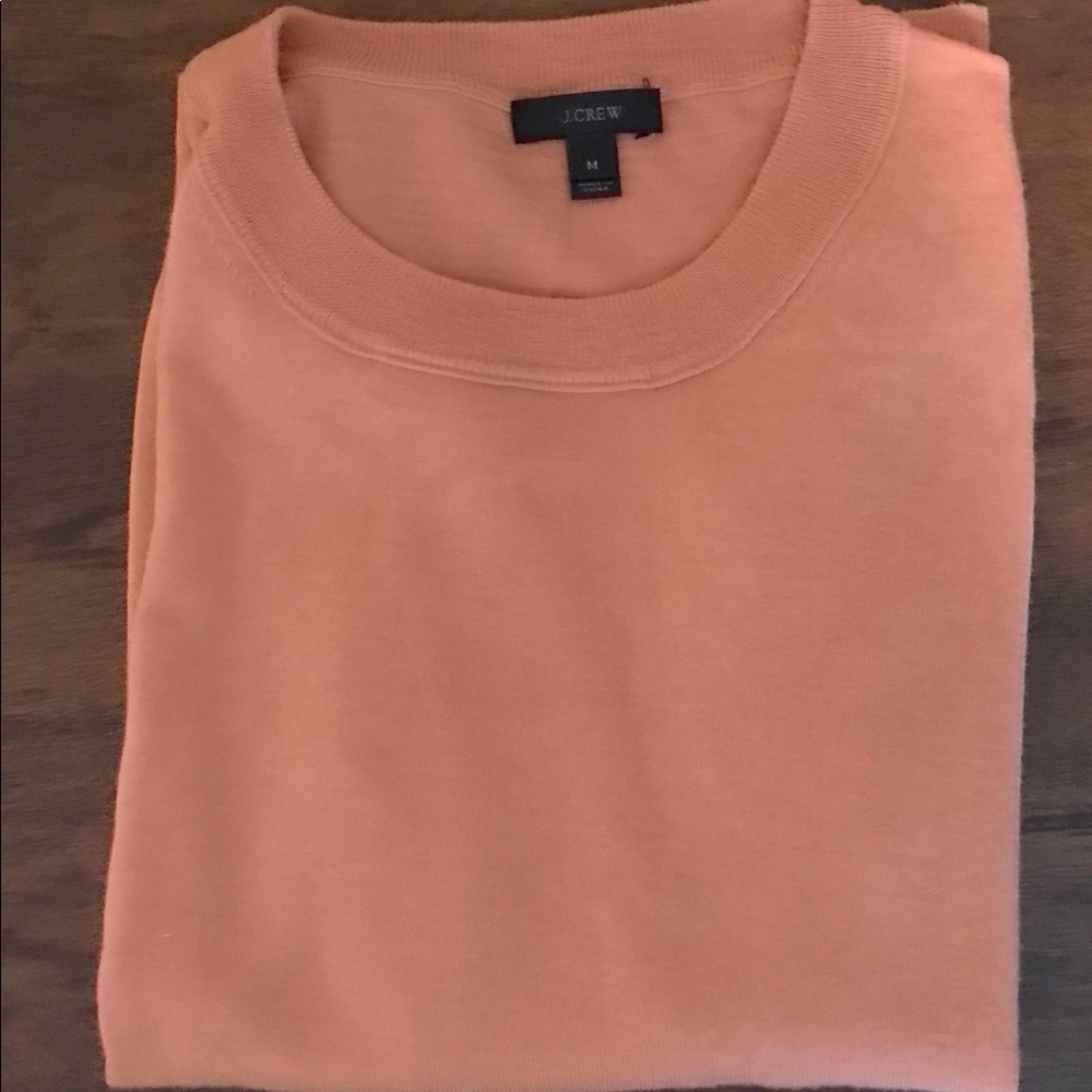 JCrew Women’s soft orange Tippi Sweater.